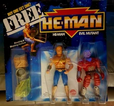 Mattel New Adventures Of He-Man Evil Mutant Flogg 2 Pack MOC MOTU Case Included