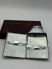 Vintage Ronson Master case Art Deco Cigarette Case & Lighter Inc Box Bag
