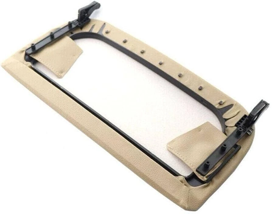 Respaldo negro bolsillo asiento trasero embellecedor 52107319047 para BMW 528i 520i 535i X5 X6 M5 Foto 2 de 4