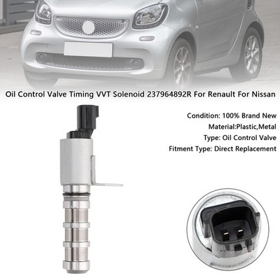 Oil Control Valve Timing VVT Solenoid 237964892R Für Renault Für Nissan