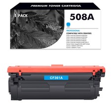 1 PK 508A Cyan Toner CF361A Compatible with HP Laserjet M553x MFP M577c M577z