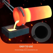 1Pcs Graphite Crucible Gold Silver Scrap Smelting Tool 1/2/3KG