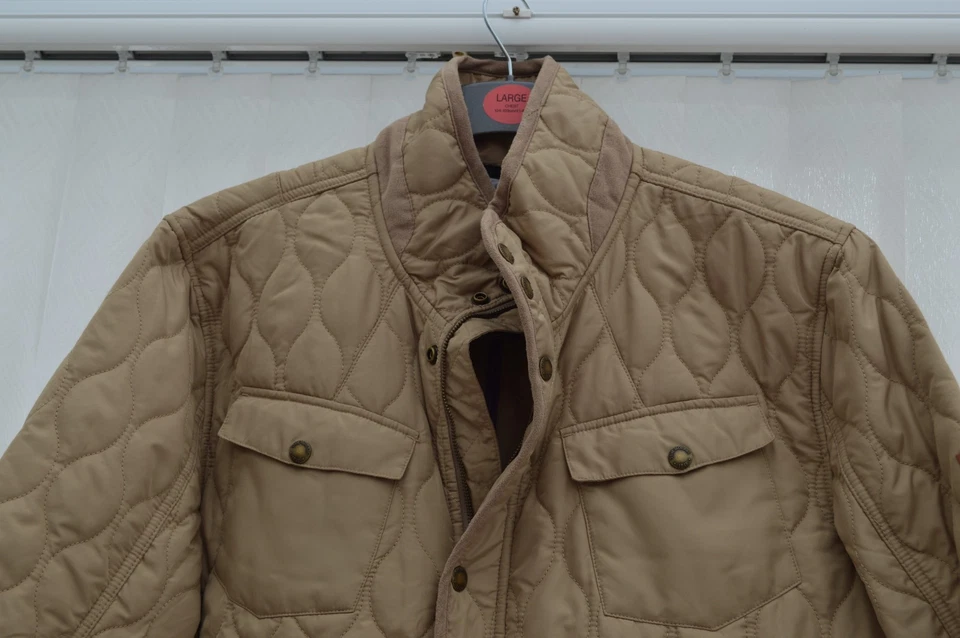 Винтажная оригинальная стеганая куртка унисекс для гольфа Tom Morris / размер XL VGC - Изображение 2 из 4