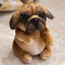 Pug Puppy Dog Plush Toy 7" Stuffed Animal Toddler Doll Gift for Kids
