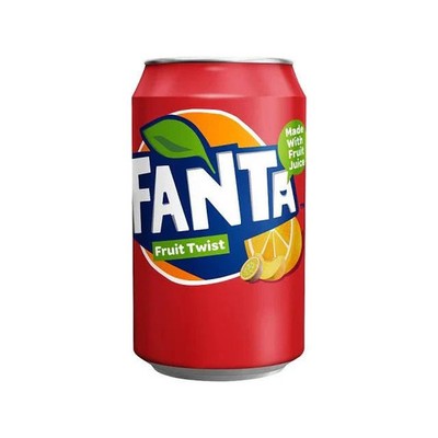 Fanta Fruit Twist Soft Drink 330 ml. / 11.2 fl.oz. x 12