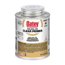Oatey 30751 Clear Primer for CPVC/PVC Pipe  Fittings 8 oz.
