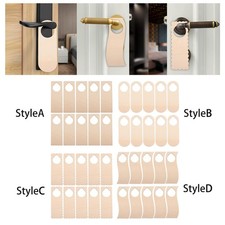 10Pcs Wood Blank Door Signs, DIY Craft, Supplies, Plaque Banners, for Hotel Home