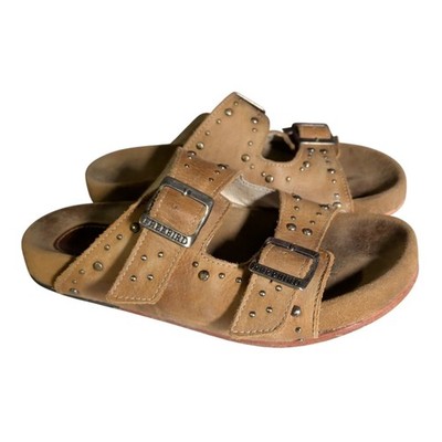 FREEBIRD Sandals Womens Size 7 Studded Leather Y2K Bohemian Boho Asher 82001