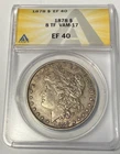 1878 Morgan Dollar Anacs XF40 8 TF VAM-17  - Original Crusty Surfaces