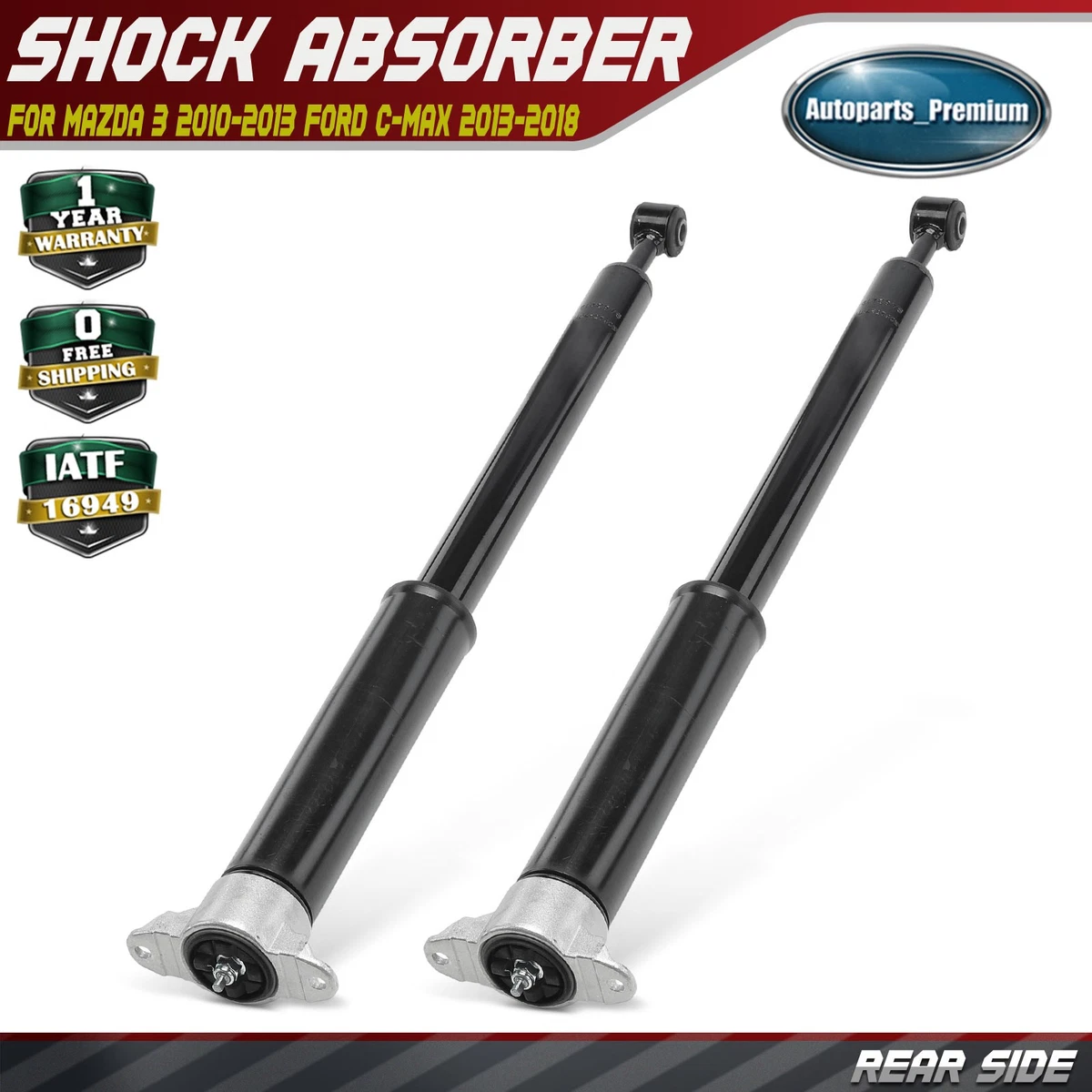 SACHS 317 624 Amortiguador Compatible Con Mazda 3 (BM, BN) 2013