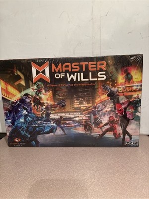 Master of Wills SciFi Board Game Stormcrest Games Limited First Edition 2017 New
