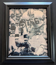 *VERY COOL* Ray Nitschke -Talking Trash -Framed 8x10 Photo Green Bay Packers NFL