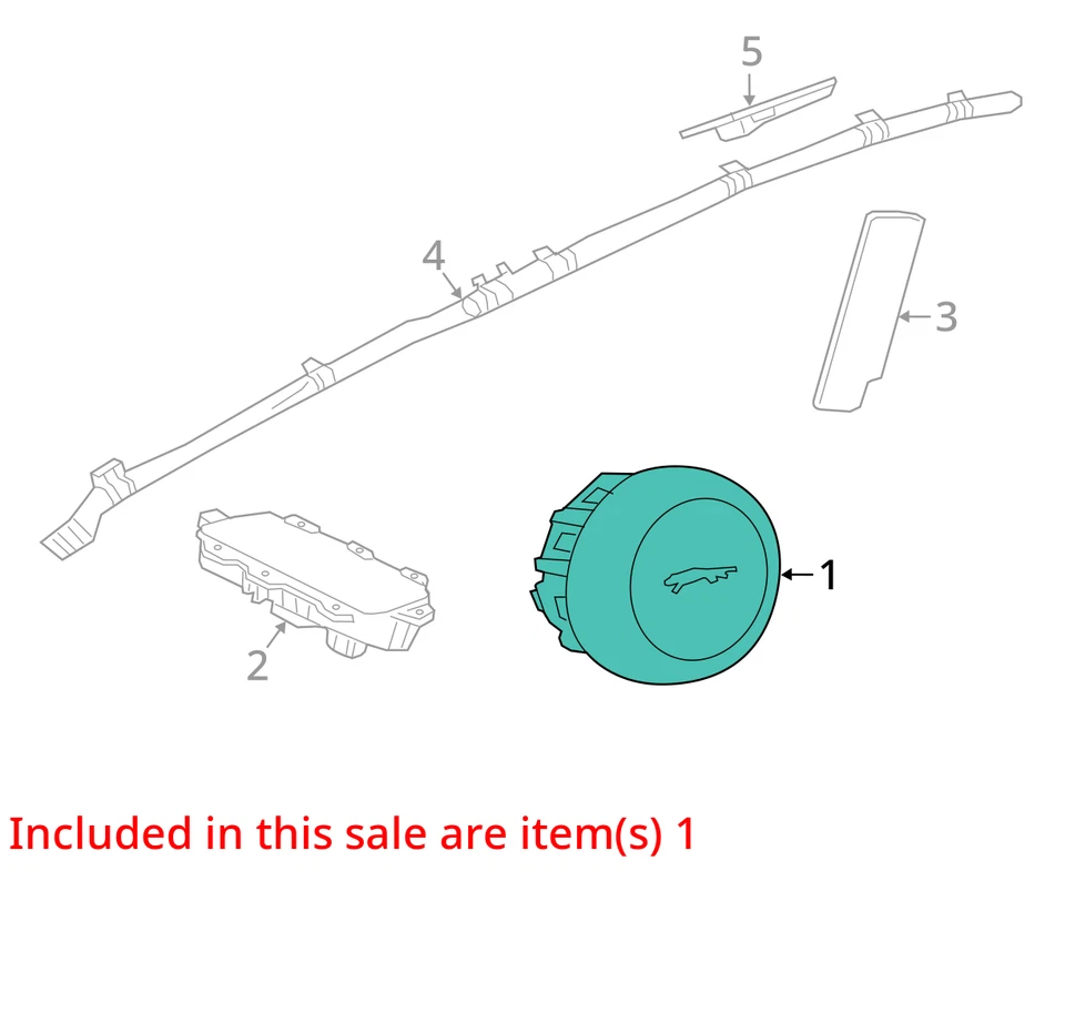 Air Bag Driver Wheel Fits 17-19 XE 2027044 Foto 3 de 4
