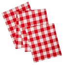 Pioneer Woman ~ CHARMING CHECK ~ RED ~ 14" x 90" Table Runner ~ Cotton/Poly