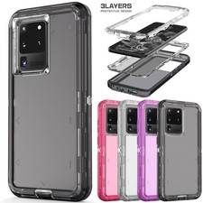 Clear Case For Samsung Galaxy S20 Ultra S20 Rugged Heavy Duty Shockproof Cover