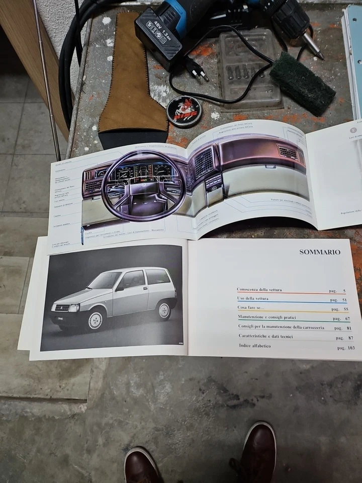 Y10 Autobianchi Lancia Libretti Uso e Manutenzione - Immagine 3 di 3