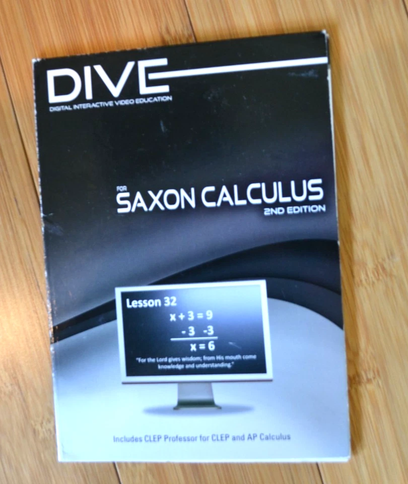 2 pc Saxon Calculus Set: Solutions Manual and DVD - Image 3 of 4