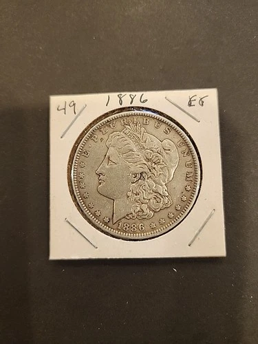1886 Morgan Silver Dollar XF Condition