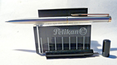 Pelikan New Classic D370  1994/95 # Bleistift 0,5mm # Edelstahl/Gold# (1706)