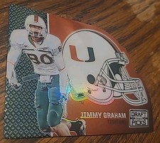2016 Panini Prizm Collegiate Draft Picks Helmet Die-Cuts Jimmy Graham #23