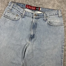 Vintage 90’s Levi’s Silvertab Blue Jeans Mens 32x32 Loose