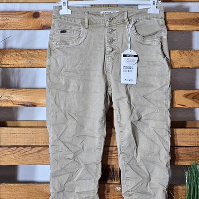 ** KAROSTAR CLASSIC BAGGY JEANS Gr. 36 - 48 JEANS HOSE MIT KNÖPFE TOP AKTUELL **
