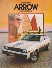 NOS 1979 PLYMOUTH ARROW Sales Brochure Catalog GT Jet Fire Arrow SCCA 2.6 Mopar
