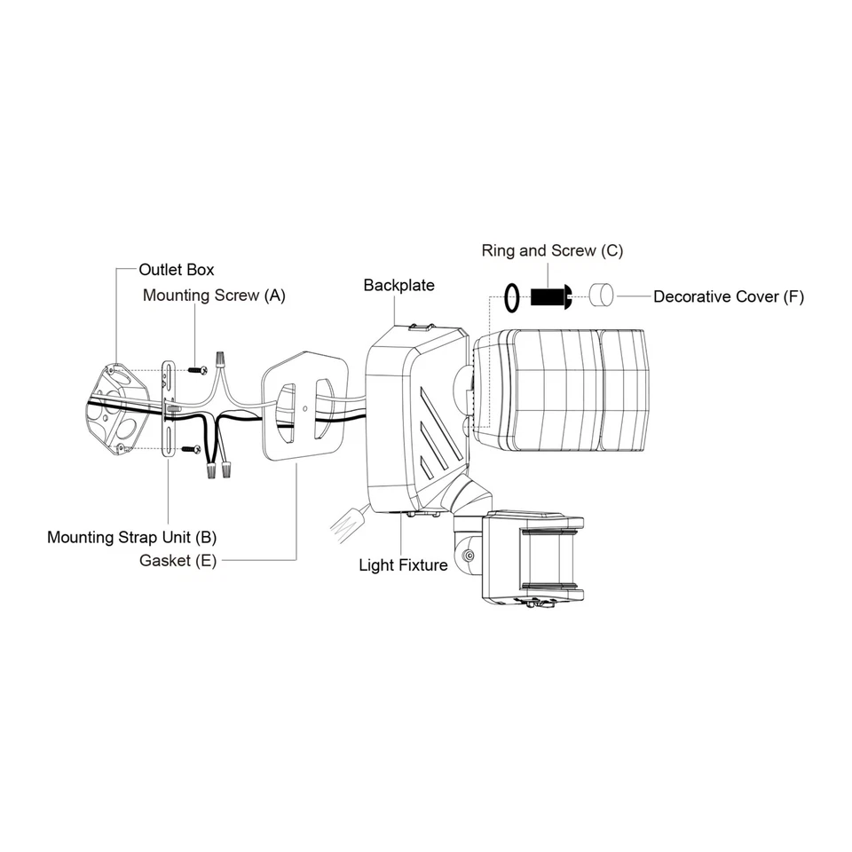 Vaxcel Lighting T0674 Merill Double Light 11-1/2"W LED Outdoor - Bronze - Image 3 of 4