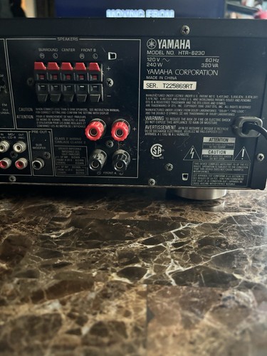 Yamaha HTR-6230 5.1 SURROUND SOUND NATURAL SOUND RECEIVER - WORKS PERFECTLY !! - Picture 7 of 7