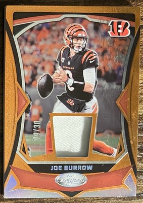 2024 Panini Certified - Materials Mirror Joe Burrow #MMPE-JB Orange Etch /30