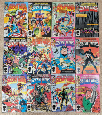 Marvel Super Heroes Secret Wars #1 2 3 4 5 6 7 8 9 10 11 12 Direct Complete Set