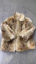 Vintage Fur Coat with Embroidered Lining