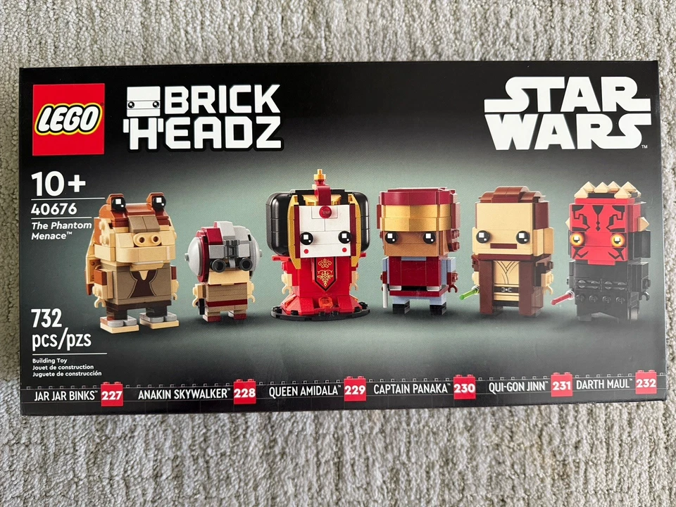 LEGO 40676 Brickheadz Star Wars La Amenaza Fantasma Nuevo y sin abrir Foto 3 de 4