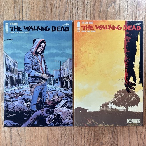 Walking Dead #192 & #193 Death Of Rick Grimes & Final Issue Image Comics 2019 NM