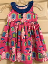 Eleanor Rose Mimi Dress Cabana Girls Size 4/5