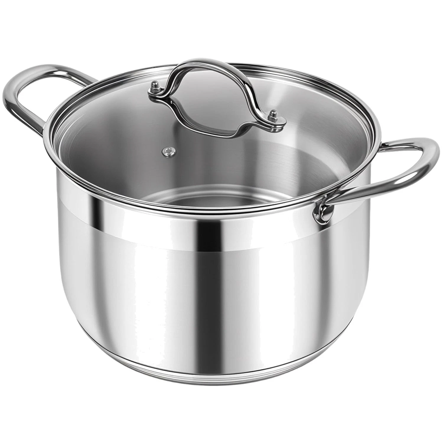 Stainless Steel 12-Qt Pasta Pot with Handles
