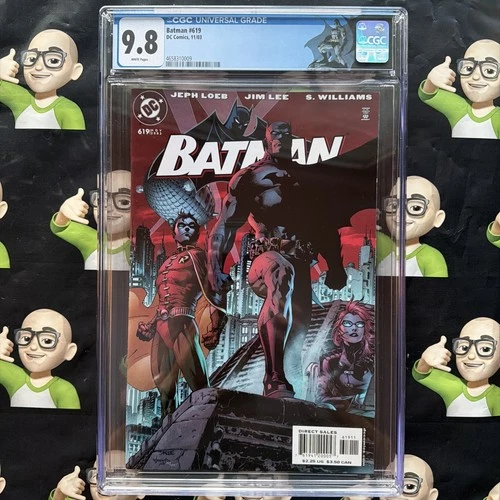 Batman #619~CGC 9.8~Hush~LABEL🏷️~🤐1st APPEAR HUSH🤫~🔥HIGHEST GRADE🔥TOP POP🔥