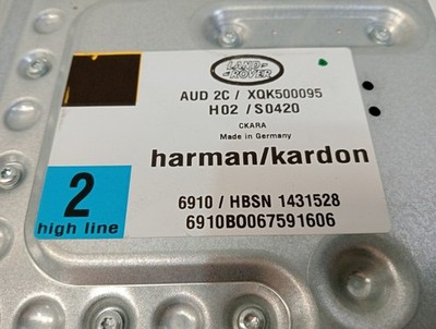 HS6910 audio system 395965 LAND ROVER RANGE SPORT 2.7 D 4X4 2005