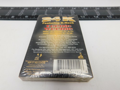 Rare 24K K-Nock 69 Boyz Cassette Single Teenie Weenie Audio Tape 2411-4 C21-2 - Picture 2 of 3
