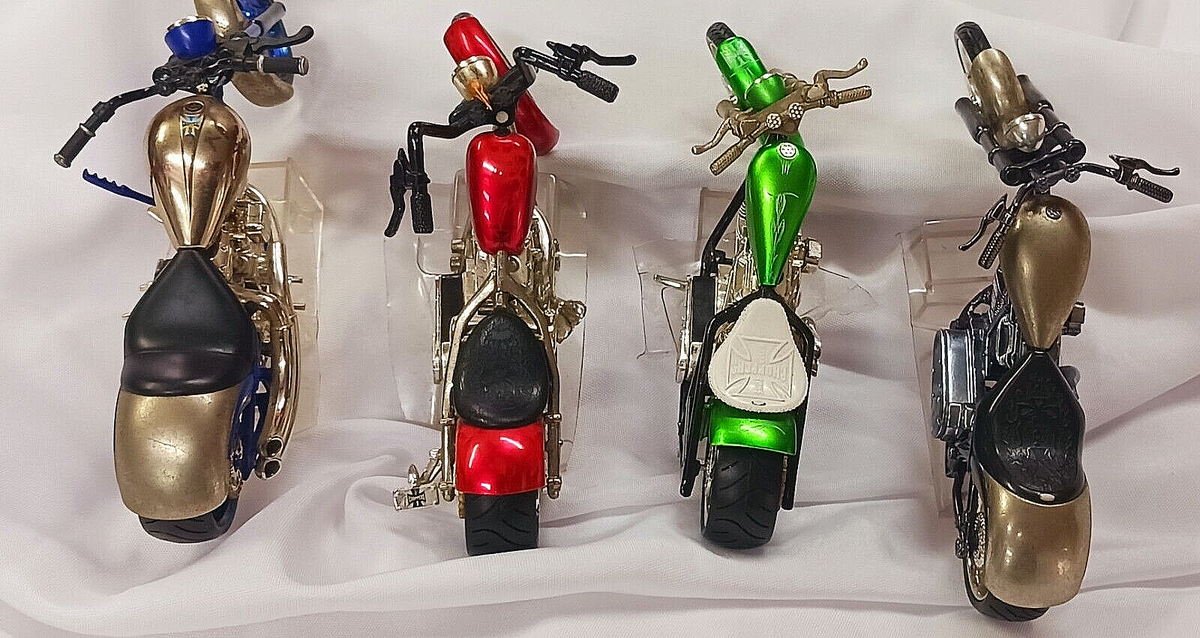 LOT OF 4 RARE WEST COAST CHOPPERS 2004 WCC FUNLINE SEE PICS GREAT