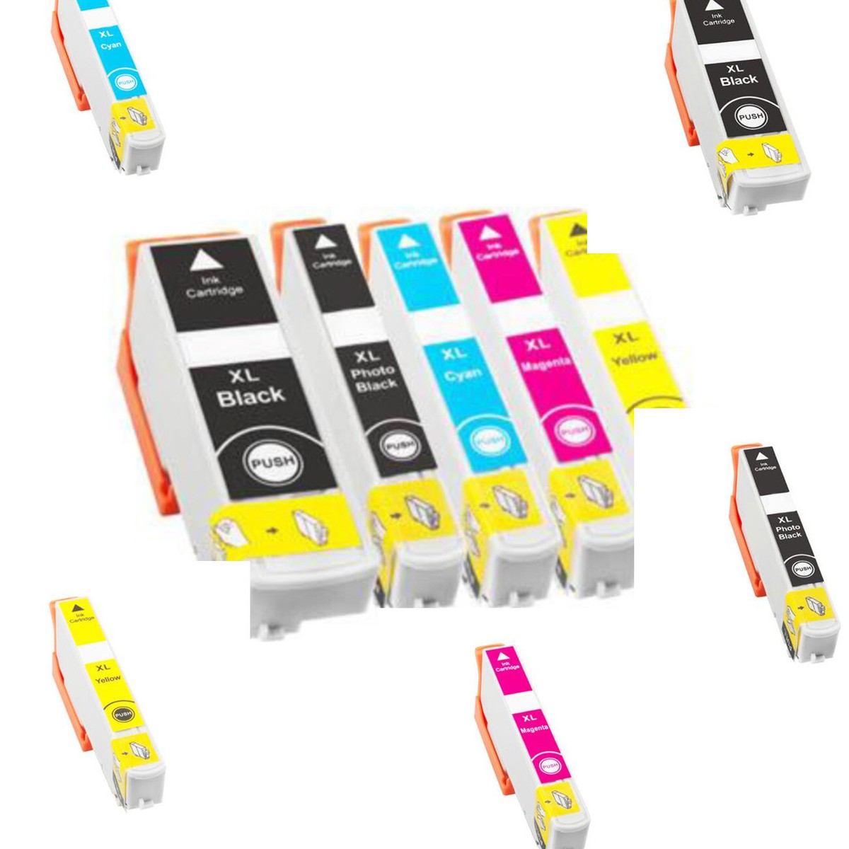 Cartouches D'encre 33XL Compatibles Epson – Pour XP 530, 540, 630, 640, Etc.