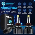 8-Sides 9005 LED Headlight Super Bright Bulbs Kit 330000LM HIGH/LOW Beam 6000K