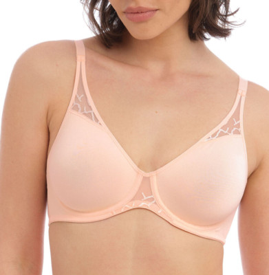 Wacoal Lisse Peach Blush Gemoldeter-BH mit Bügel Gr.80C UK 36C in Rosa