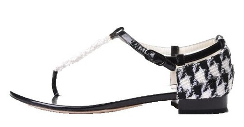 CHANEL G32357 Sequins pearl Tweed Low-cut sneakers Pink Black 35