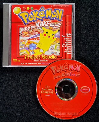 Pokemon: Project Studio -- Red Version (PC, 1999)