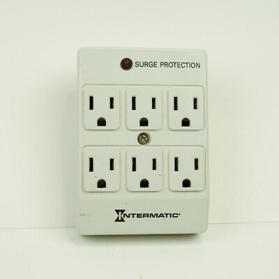 INTERMATIC EG63TIB/PT-10-3M Surge Protector 6 Outlet  Wall Tap