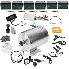 Full 60 72V 2500W 3000W Brushless Motor 4900RPM for ATV Quad Go Kart Golf E-bike
