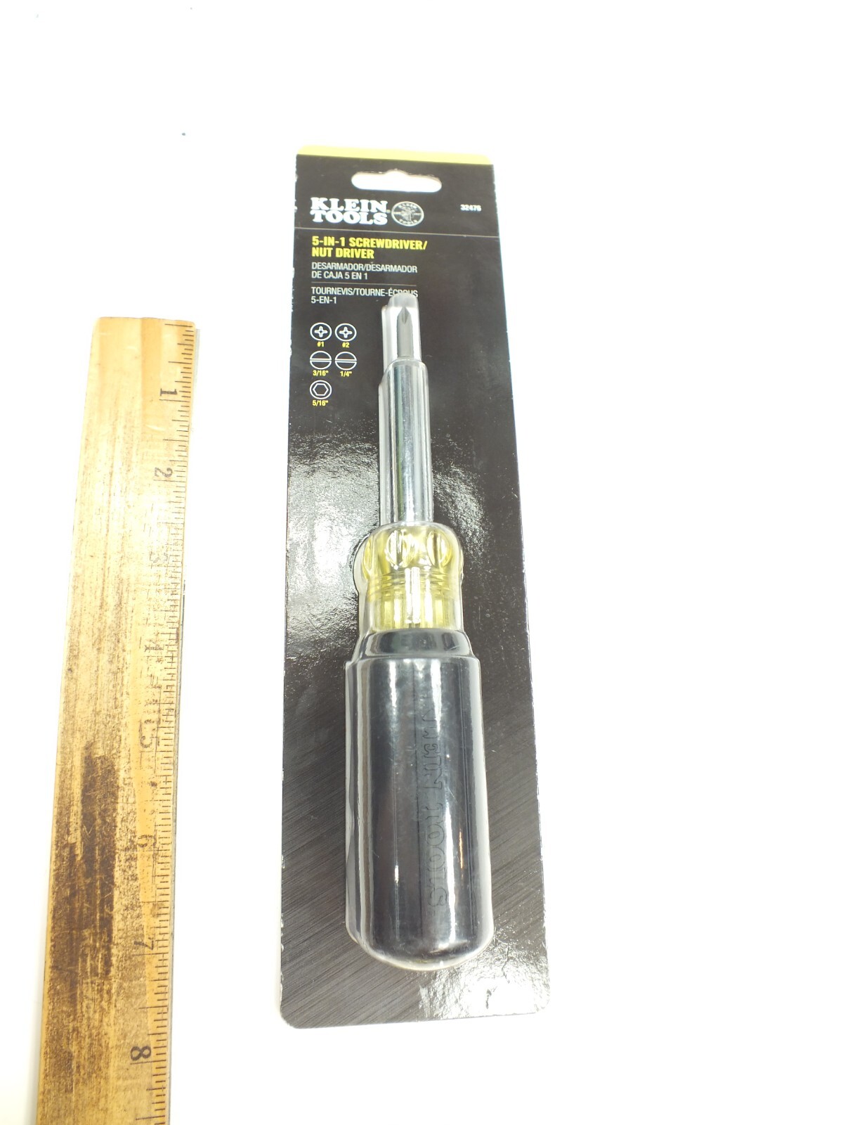 NEW KLEIN TOOLS 5IN1 SCREWDRIVER / NUT DRIVER 32476 eBay