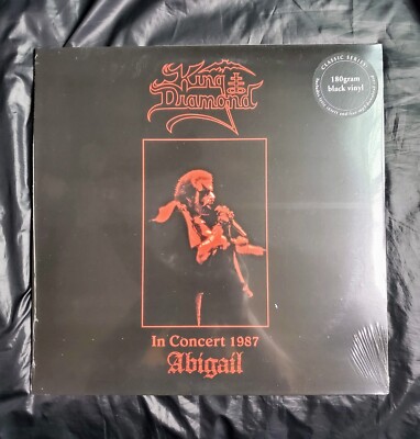 King Diamond - In Cocert 1987 Abigail LP  Black Vinyl.  Mercyful Fate 