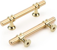 Rergy 5 Pack Brushed Brass Cabinet Pulls Gold Cabinet Pulls 3in 76mm Kitchen Ca